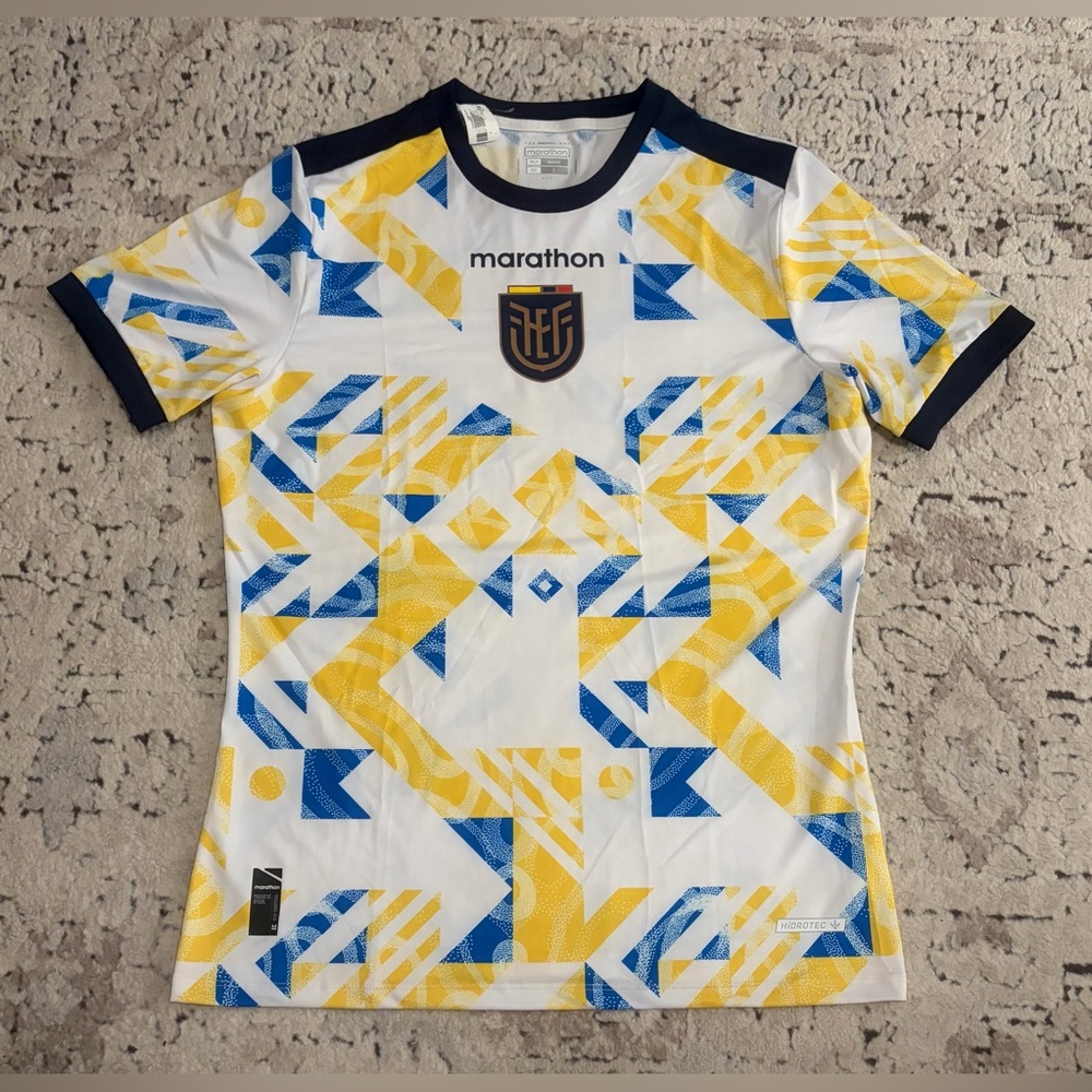 Marathon Authentic Ecuador National Team Multi Color Training Jersey Men’s Sz: L